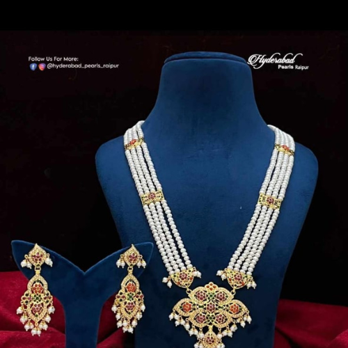 Jhumke & Pearl Pendant Set